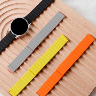 스트랩 갤럭시워치 20mm 실리콘 마그네틱 (E-6), 1개, 기본4, 기본4