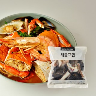 해물프랩 해물믹스 5종 짬봉 라면 파스타, 1개, 5종 400g