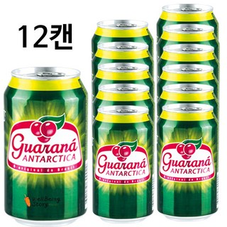 [한정수량 할인행사중] 12캔 과라나 안타르치카 오리지널 크리스마스 송년회 파티음료 guarana 당일발송 과라나음료 탄산 스포츠, 12개, 350ml