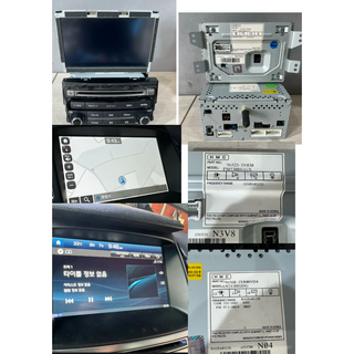 중고 2014년 hg그랜저 8인치 순정avn 품번 96560-3v040vd4 사용 모습