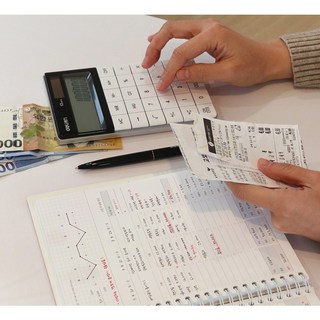 2025가계부 캐시북 쓰기편한 플래너 영수증 수납 (크림색) 상품 이미지