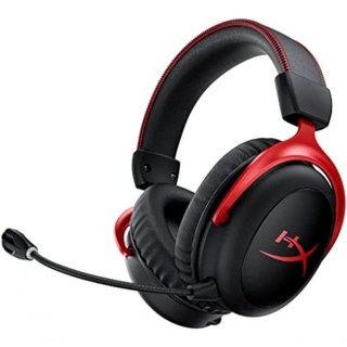 HyperX Cloud II 무선 게이밍 헤드셋 빨간색, Wireless