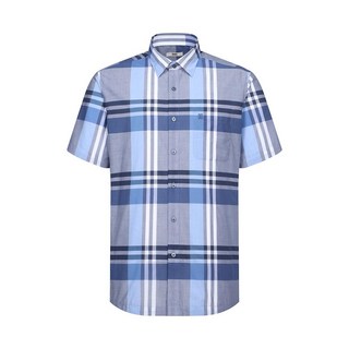 닥스 DAKS 남성용 체크 반팔 셔츠