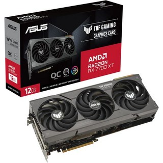 ASUS TUF Gaming Radeon™ RX 7900 XTX OC Edition 24GB GDDR6 그래픽 카드PCIE 4.0 HDMI 2.1a DisplayPort 2.1, TUF Gaming_RX7700XT, 1개