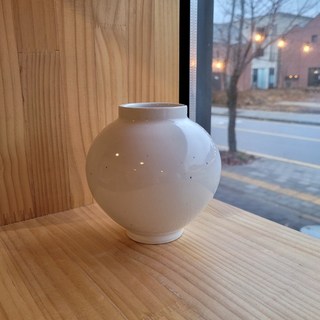 백자 달항아리 핸드메이드 꽃병