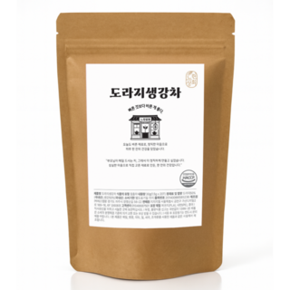 느린상회 국내산 도라지생강차 티백, 30g, 1개