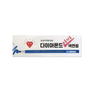 [엘제이] 보성아이엔디 다이아몬드 유리용 색연필 청색 12p, 10개, 1색