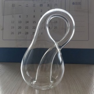 클라인 물병 특이한 유리병 먹방 촬영 뫼비우스 인테리어 핸디 실험 클라인물병, 1개
