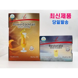 독일피엠쥬스] 독일pm쥬스 2종 피엠 피트라인 (리스토레이트30포7g+파워칵테일30포15g) 신선도최상 신규입고정품, 450g, 1개