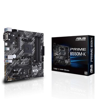 ASUS AMD B550 탑재 AM4 대응 마더보드 PRIME B550M-K [MicroATX], 단일