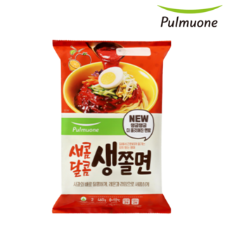 풀무원 새콤달콤 생쫄면 2인분 (460g) – 1팩 풀무원생쫄면