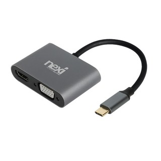 넥시 4 in 1 USB Type-C 멀티 도킹스테이션 NX1313, 1개