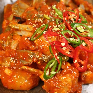[주문폭주] 대풍농수산 국내산 밥도둑 최상급 간장 양념 한입게장, 연평도 한입 간장+간장 게장 (1kg+1kg)SET, 2개, 2kg