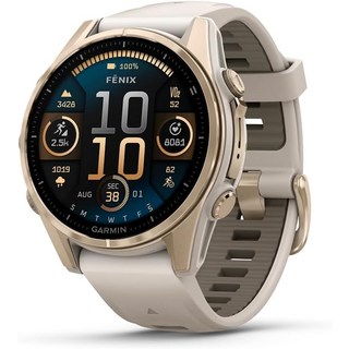 가민 피닉스8 51mm 티타늄 스마트워치 AMOLED GPS 내장 장시간 배터리 스파크 오렌지, 43mm, 피닉스8 AMOLED, 소프트골드 다크샌드스톤