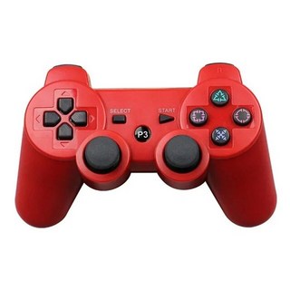 소니호환 슈퍼 슬림 PC 조이스틱 게임패드용 컨트롤러 플레이 스테이션 3 무선 블루투스 조이패드 6 축 자이로 듀얼 진동, 빨간