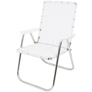 Lawn Chair USA 론체어 캠핑의자 정원 테라스 Picnic 캠핑 Home인테리어 등 Classic 올화이트