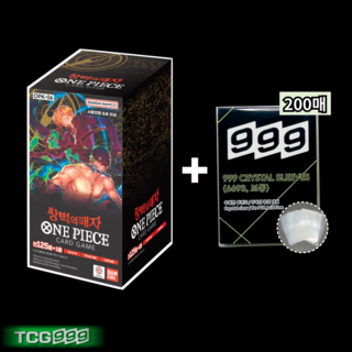 원피스카드 6탄 쌍벽의 패자 미개봉 1박스 / 슬리브 200매 증정 한글판 원피스카드게임, 1개