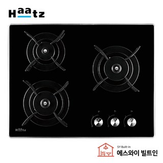 하츠 빌트인가스레인지 3구 GC-3606EDRH