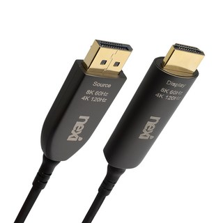 DP1.4v to 8K HDMI케이블 5M v2.1 60HZ AOC하이브리드광 컴퓨터 맥모니터 디스플레이포트 리피터 증폭기선, 1개
