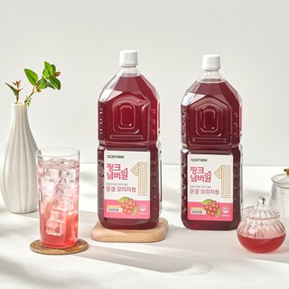 핑크넘버원 문경 생 오미자청, 1개, 1개입, 2000ml