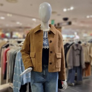 올리브데올리브OW4WJ961_스웨이드 카라 싱글 자켓 마감임박!!!