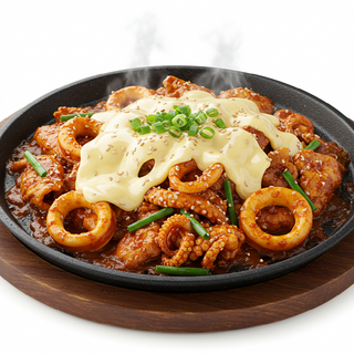 살롱푸드 간편 매콤 치즈 오삼불고기 밀키트, 1.23kg, 1세트