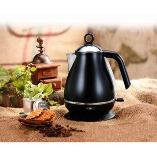 빈티지 전기포트 커피 드롱기 Pastel Delonghi 메탈릭 레트로주전자 포트 집들이, 블랙