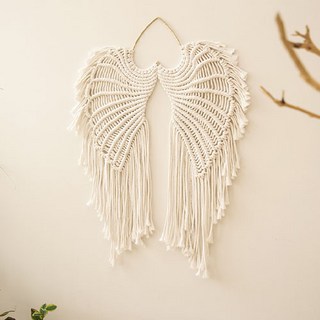 티큐 인테리어 소품 유럽 감성 핸드메이드 월행잉 코튼 보헤미안 마크라메 E353