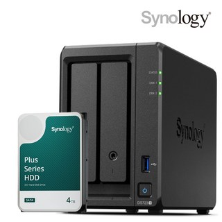 시놀로지 나스 DS723+4TB HAT3300-4T 4TB x1EA NAS 초기설정 원격지원