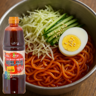 패피랑 쫄면양념장 비빔면양념장 비빔냉면양념장, 1개, 1.1kg