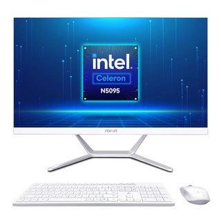 뷰라이프 24형 일체형PC N5095 윈도우11포함 무선키보드마우스 증정, 120GB, 8GB, 화이트, AP-D238-N5, WIN11 Pro