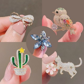 라일리 [1+1] 미니 큐빅 브로치
