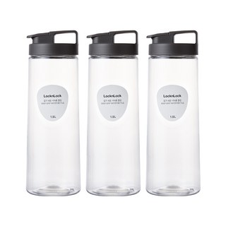 락앤락 잡기쉬운 물병 3p, 그레이, 1.5L, 3개