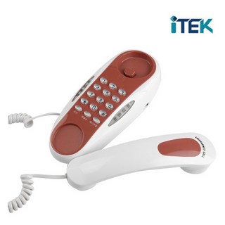 아이텍 탁상벽걸이겸용 유선전화기 IK-710