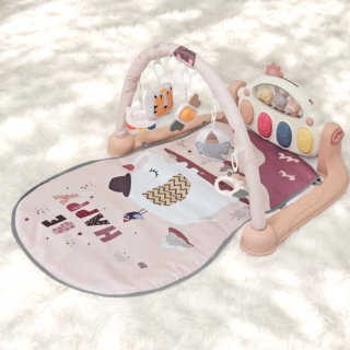 다쥬베베 유아용 동물농장 아기체육관, 핑크, 1개