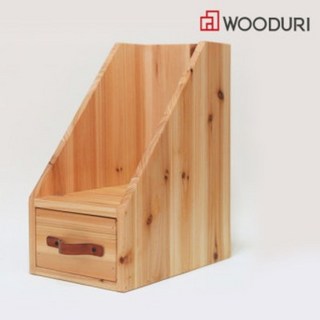 우드리 서랍 책꽂이 본듯함 가죽 손잡이형 목공 DIY 체험 키트