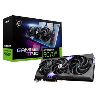 MSI MSI 지포스 RTX 5070 Ti 게이밍 트리오 OC 플러스 D7 16GB 트라이프로져4