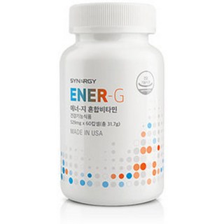 시너지 에너지 혼합 비타민 60캡슐, 31.7g, 1개 시너지프로알지9