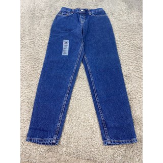 리바이스 550 Jeans Womens 4M Petite Relaxed Fit Tapered Leg Dark Wash Denim