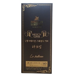 보헤미안 로스터 박이추 인스턴트커피 1g 160스틱, 1개, 160개입