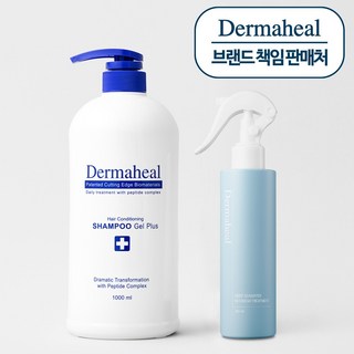 [더마힐공식] 헤어 컨디셔닝 샴푸 겔 1000ml + 딥씨워터 노워시트리트먼트 200ml, 1세트