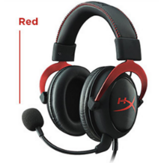 킹스톤 HyperX Cloud II 게이밍 헤드셋 벌크 RED 레드