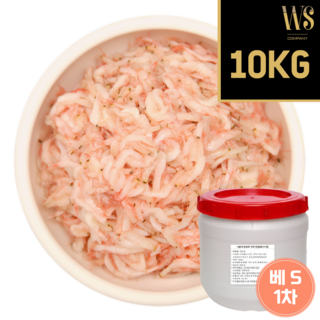 [우성물산] 업소용 베트남산 새우젓 S사이즈 L사이즈 2L사이즈 10kg 현지1차선별 국내2차선별 6종, 1개