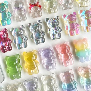 [최저가/당일출발] 하리보 곰돌이 레진 투명 스마트톡 거치대 핑거톡, 1개 구매, 1개, 05. 투명 홀로그램