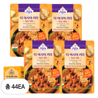 티아시아키친 비프 키마 커리, 170g, 44개
