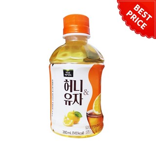 수다하우스 (48펫) 미닛메이드 허니유자 280ml 24펫 x2박스