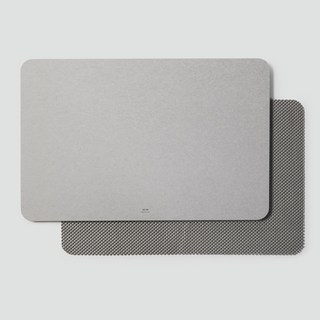 [JAJU/자주] 미끄럼 방지 규조토 발매트_60x39cm_그레이, 1개, 그레이