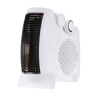 루베크 미니 2in1 PTC온풍기 2000W 팬히터, RU-068H, 화이트+블랙