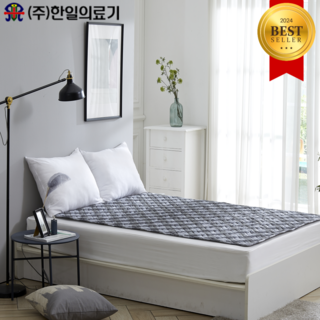 국내생산 25년 최신형 한일의료기 전기요 전기매트 싱글(중)더블(대) 스트라이프, 1000 x 1800mm