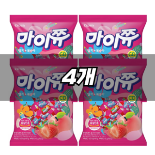 마이쮸 딸기복숭아 284g